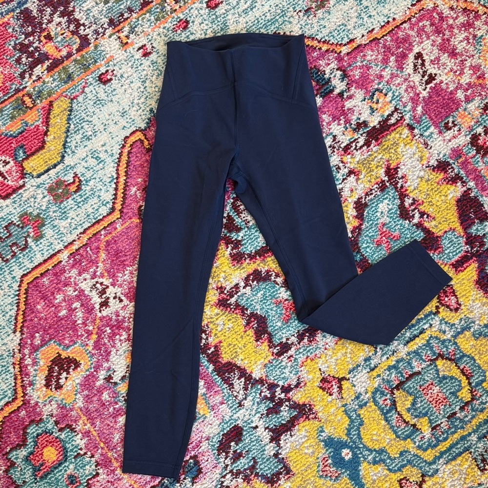 Lululemon - Navy Blue High-Waisted Leggings
